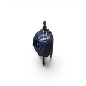 Vintage Style Penn State Nittany Lions Hoodie — Navy | Size Small
